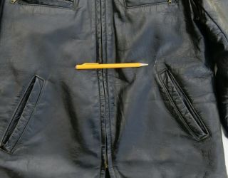 1950s 1960s Taubers of California Horsehide Motorcycle Jacket Cafe Racer Style 4