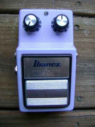 Vintage 1982 Ibanez Cs - 9 Stereo Chorus Effects Pedal Maxon Japan 10/10