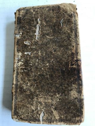 Rare 1752 A Version of the Psalms of David Book Antique Dated 1752 2