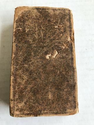 Rare 1752 A Version of the Psalms of David Book Antique Dated 1752 4