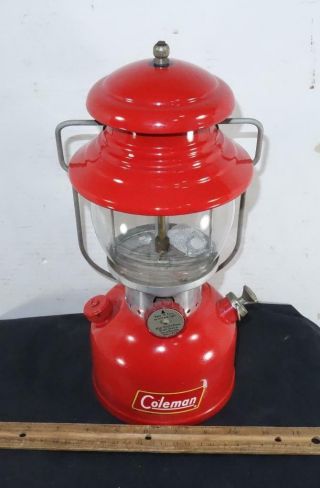 Vintage Coleman Model 200a Sunshine Lantern Outdoor Light Usa 9 60 1960