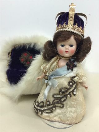 Vintage 1953 Vogue 8 " Ginny Doll - Dressed As Coronation Queen