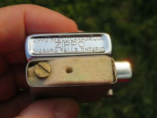 Mib Vintage 1950 - 57 Zippo Lighter Nova Scotia Made Niagara Falls Ontario Canada