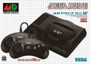 Sega Mega Drive Mini W Jp Ver Controller 2 Set 16 Bit Vintage Game Collector Psl