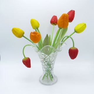 Antique German Blown Glass Tulips C - 1920 Last Set