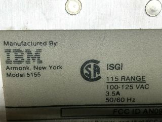 Vintage IBM Portable Personal Computer Model 5155 w/ Tote Bag 6