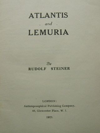 99p? - Atlantis and Lemuria - Rudolf Steiner OCCULT ANCIENT MYSTERIES BLAVATSKY 2