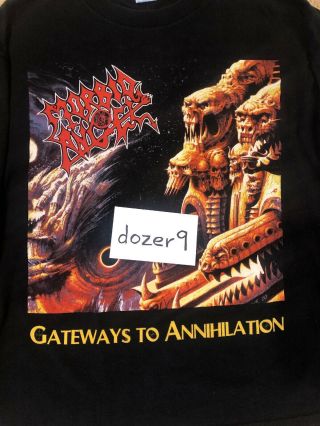 Morbid Angel Gateways To Annihilation Vintage 2000 Tour Long Sleeve Shirt Xl