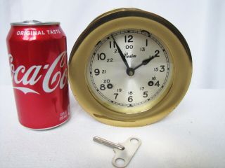 Vintage Boston Ship Clock.  Measures 5.  5 " Diameter