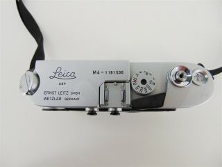 Vintage Leica M4 35mm Rangefinder Film Camera Body Only No.  1191530 5