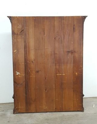 Antique American Victorian 2 Door Bookcase Cabinet 10