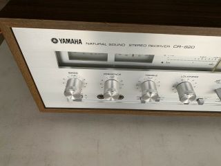 Vintage Yamaha CR - 820 Natural Sound AM/FM Stereo Receiver - Good,  Read 2