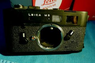 Vintage 1971 Leitz Wetzlar Germany Leica M5 1.  290.  453 Minty 3