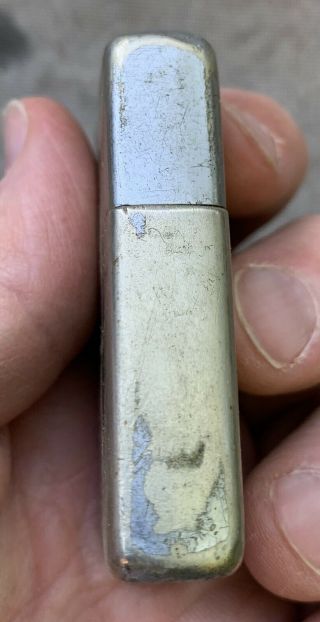 Vintage Zippo Lighter - 3 Barrel Pat 2032695 2