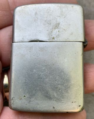 Vintage Zippo Lighter - 3 Barrel Pat 2032695 5
