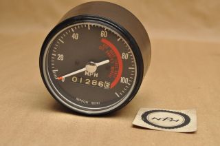 Vintage Honda Sl350 K0 Speedometer Mph Gauge A96