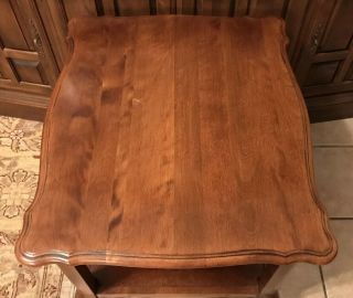 Ethan Allen Country French Provincial End Side Table Vintage Wood Furniture USA 10