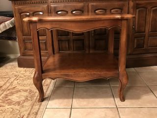 Ethan Allen Country French Provincial End Side Table Vintage Wood Furniture USA 8
