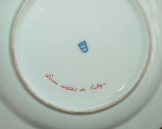 Antique Vienna Porcelain Plate,  Rubens ' Boreas Entführt die Oreithyia - Kittel 8