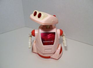 Vintage 1980 ' s TOMY - Sucharaka Bot - Reaction Robot - Pink/White Robot - 2