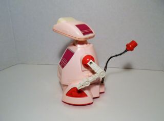 Vintage 1980 ' s TOMY - Sucharaka Bot - Reaction Robot - Pink/White Robot - 5