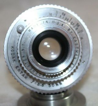 RARE Kodak Ektra RANGEFINDER CAMERA Ektar 50mm 3.  5 Lens CASE NEAR 10