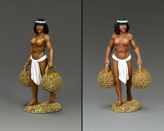 King & Country Ancient Egypt Ae076 Egyptian Bread Carrier Mib
