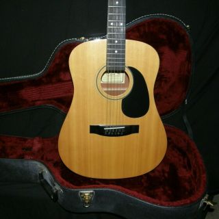 Vintage Sigma Martin Dm - 12 - 1 Acoustic 12 String Guitar W/case Rare