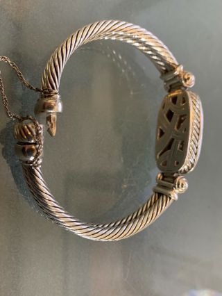 david yurman sterling silver bracelet With Diamonds Cluster RARE Jewelry 2 C. 5