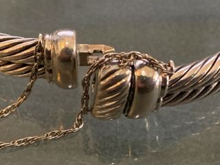 david yurman sterling silver bracelet With Diamonds Cluster RARE Jewelry 2 C. 7