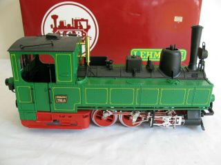 Vintage LGB Lehmann G Scale Green 0 - 6 - 2 Steam Locomotive w/ Smoke 2073D EX 4