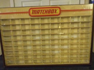 Vintage Matchbox Store Display Case From Lesney Products