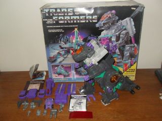 transformers g1 vintage trypticon 100 complete electronics work box 2