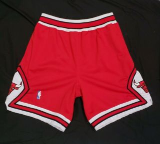Vintage Nike Authentic Chicago Bulls Shorts Size 36 Jordan Pippen Rodman Kerr