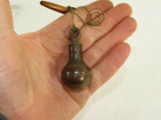 Showy Vintage 2 1/4 " Long Brass Plumb Bob Very Different Inv Rs8