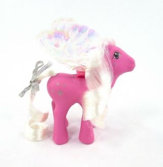 Vintage G1 Mail Order My Little Pony ✦ Hollywood ✦ W/original Wings & Ribbon