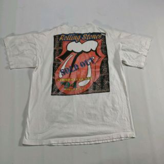 VTG 90s 1994 Rolling Stones Voodoo Lounge World Tour MED/LARGE Spiked Tongue 2