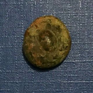 Very Rare Ancient Greek Aegina Bronze Drachm 4th Century Bc - P542