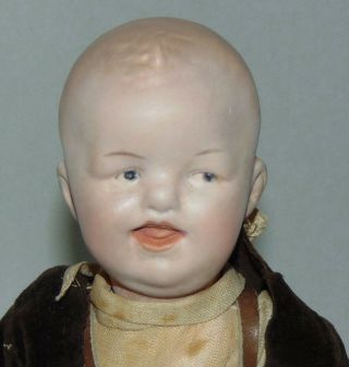Antique Bisque Doll Heubach Little Character Boy
