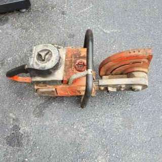 Vintage 2 Cycle Chainsaw Homelite Dm 50 Chop Saw Cut Off Saw Antique Collector
