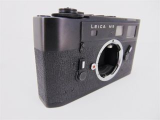 Vintage Leica M5 Black 35mm Rangefinder Film Camera Body Only No.  1347313 3
