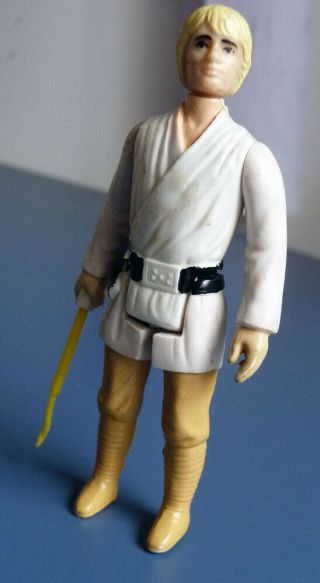 Luke Skywalker Glasslite Vintage Toys 80s Authentic Star Wars Figure Classic See