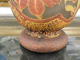 Magnificent Estate Rare Daum Nancy Signed Cameo Glass Vase - [$5,  350 Retail] 5
