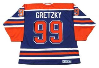 Wayne Gretzky Edmonton Oilers 1987 Ccm Vintage Throwback Away Nhl Hockey Jersey