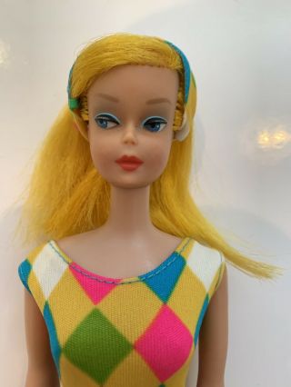 3 Day Vintage Barbie Doll Color Magic Golden Blonde Htf Bend Leg Exc