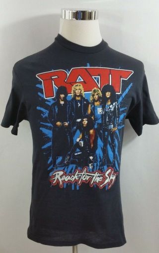 Ratt Reach For The Sky 1989 Concert Tour Rock Tee Sz Medium Large Usa