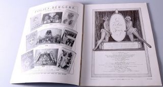 Rare & Spectacular Folies Bergere Program 1926 Josephine Baker Showgirls Paris 4