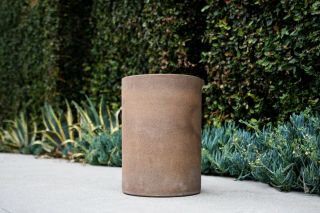Mid Century Cylindrical Stoneware Pot By David Cressey For Architectural Pottery