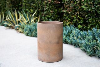 Mid Century Cylindrical Stoneware Pot by David Cressey for Architectural Pottery 5