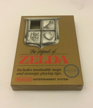 Rare First Edition of The Legend of Zelda for Nintendo NES 5 Screw CIB Complete 10